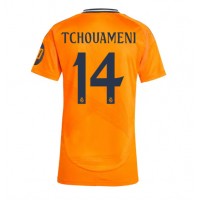 Real Madrid Aurelien Tchouameni #14 Fotballklær Bortedrakt Dame 2024-25 Kortermet